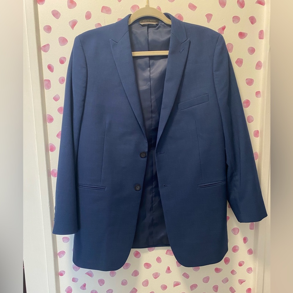Marc New York by Marc Andrews Mens Suit Jacket in Blue